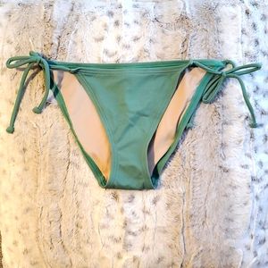 VICTORIA'S SECRET Green Bikini Bottoms- XS